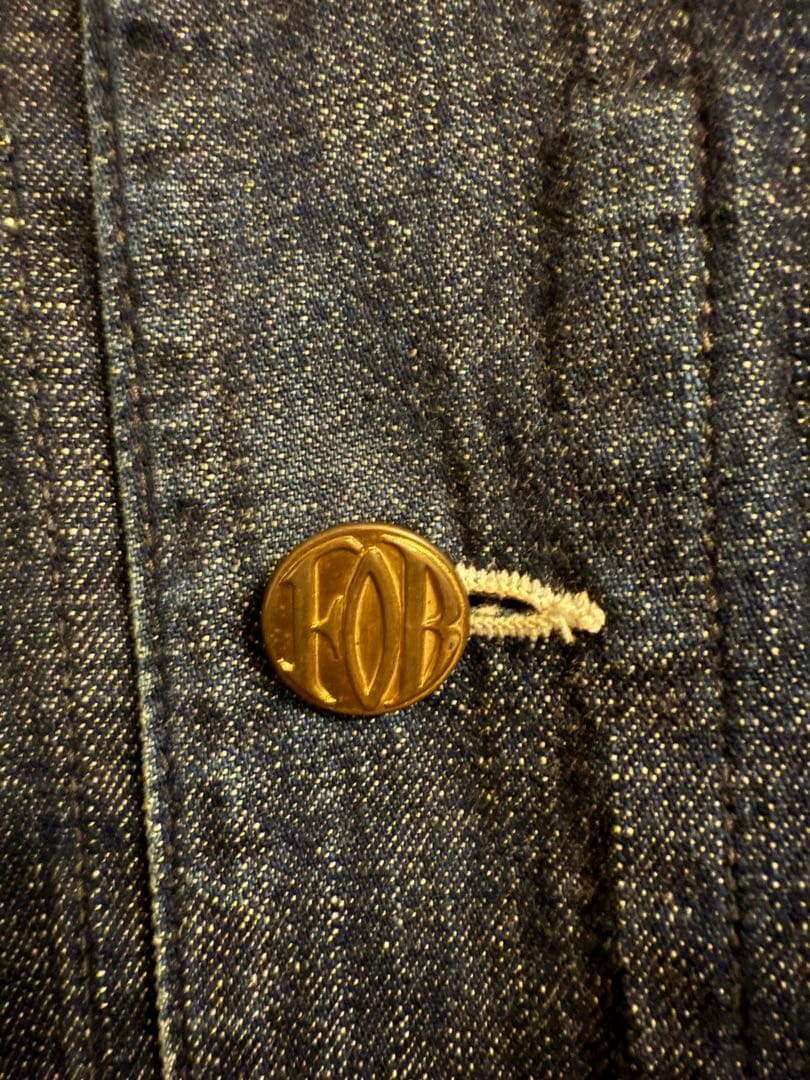 FOB FACTORY デニムカバーオール Lサイズ