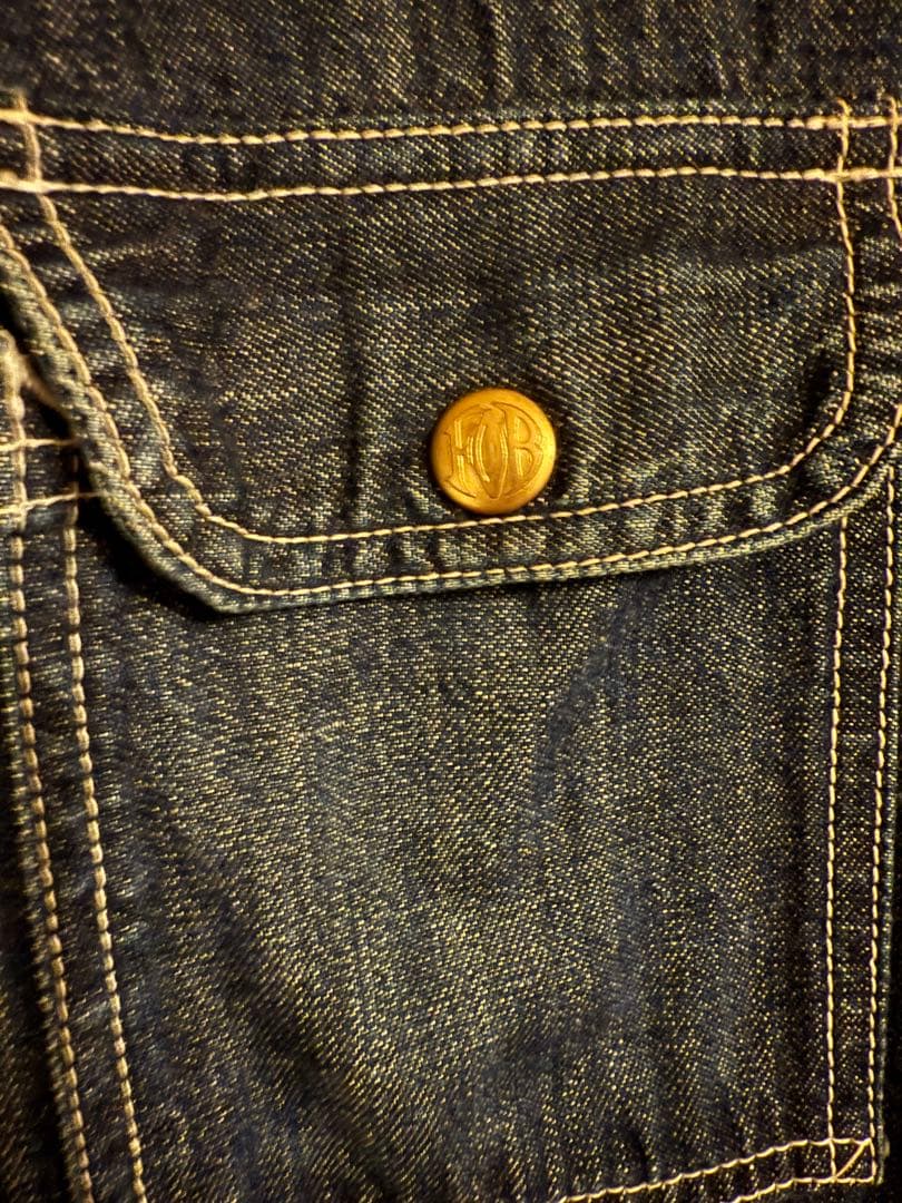 FOB FACTORY デニムカバーオール Lサイズ