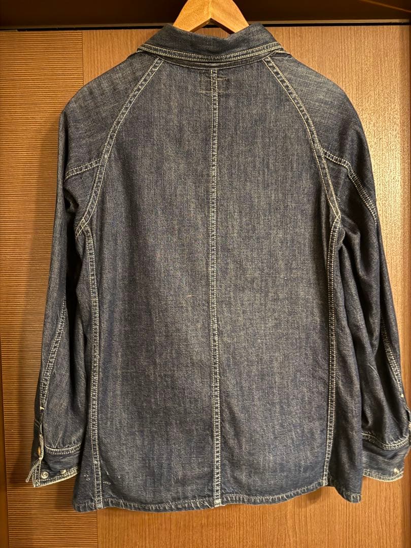 FOB FACTORY デニムカバーオール Lサイズ