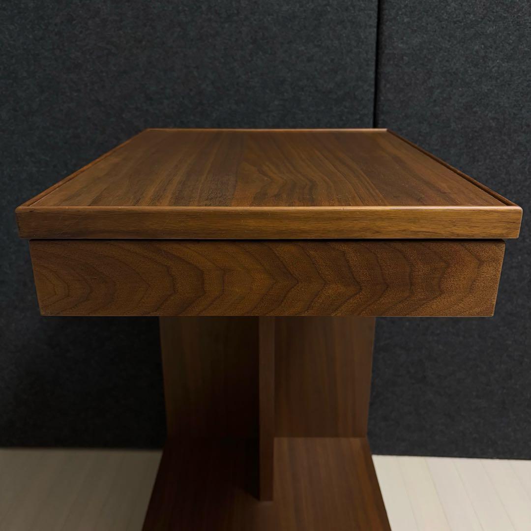 レグナテック　ジラーレ　ウォールナット　サイドテーブル　引き出し　ローテーブル