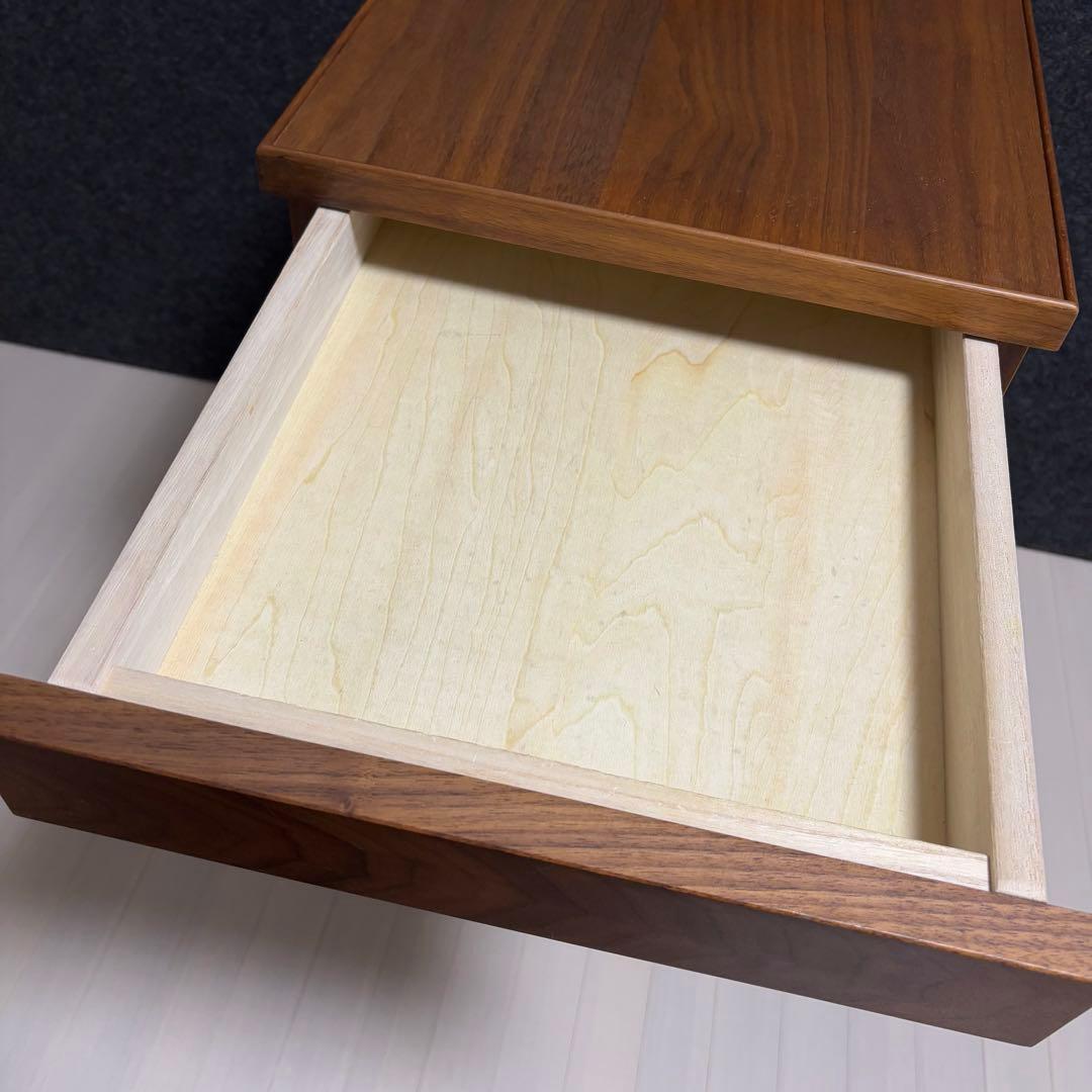 レグナテック　ジラーレ　ウォールナット　サイドテーブル　引き出し　ローテーブル
