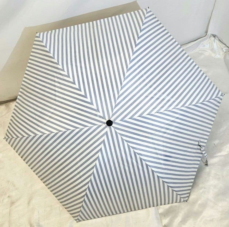 フォロー割　SUNBARRIER100　サンバリア　ストライプ　折りたたみ　傘