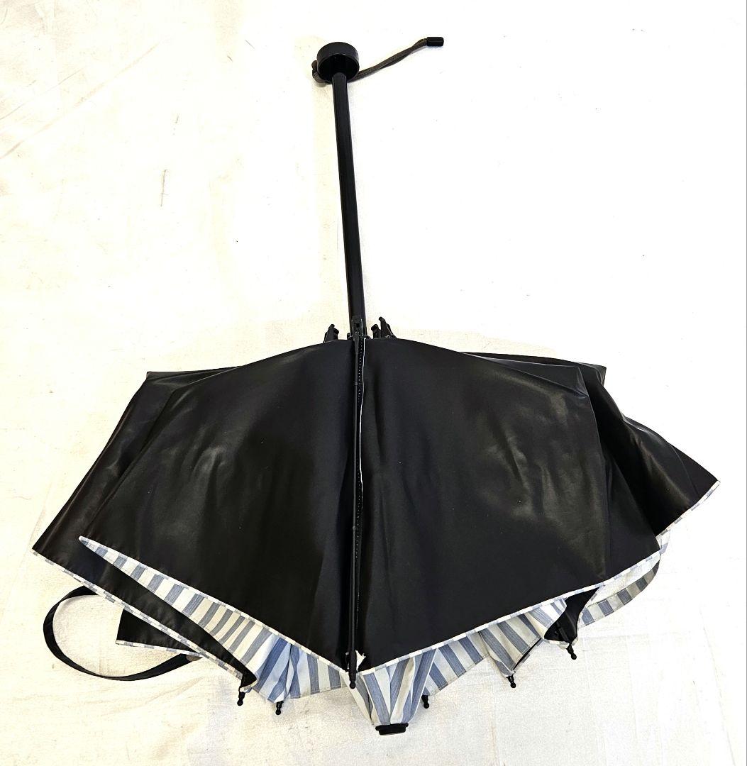 フォロー割　SUNBARRIER100　サンバリア　ストライプ　折りたたみ　傘