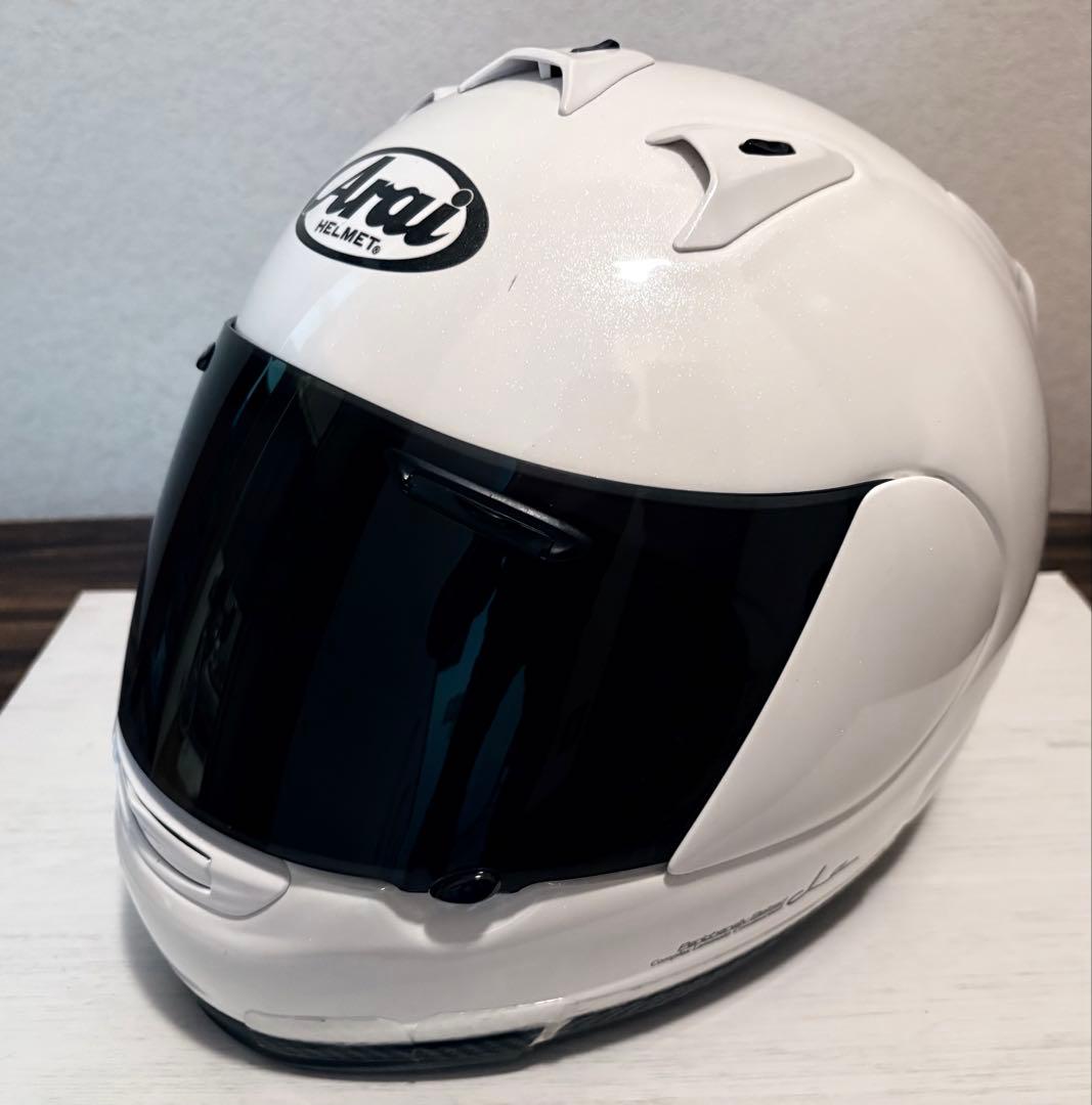 【USED】 Arai ヘルメット PROFILE グラスホワイトサイズM