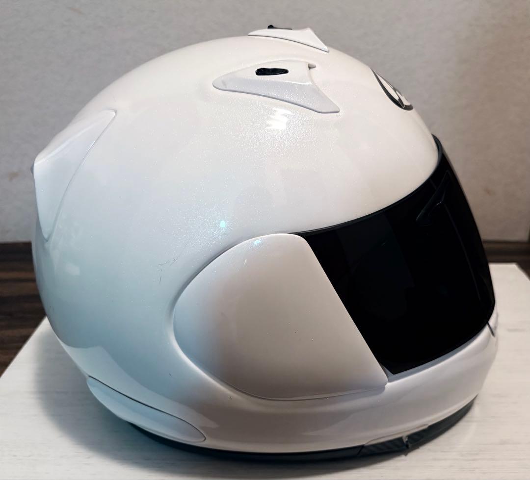 【USED】 Arai ヘルメット PROFILE グラスホワイトサイズM
