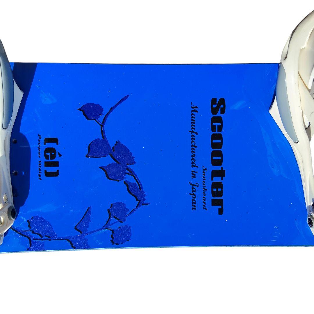 SCOOTER 152cm スノーボード板 FLUX ビンディング セット