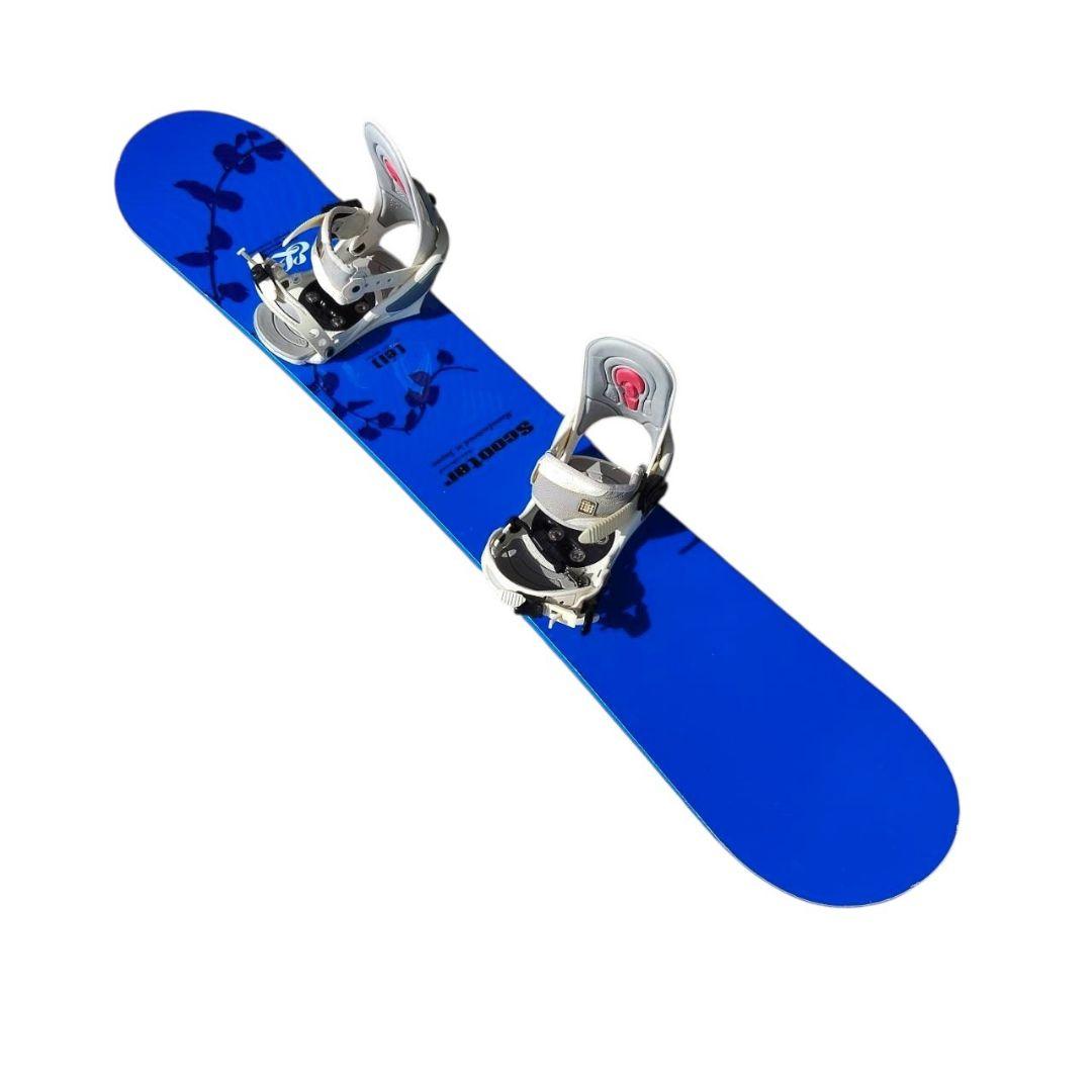 SCOOTER 152cm スノーボード板 FLUX ビンディング セット
