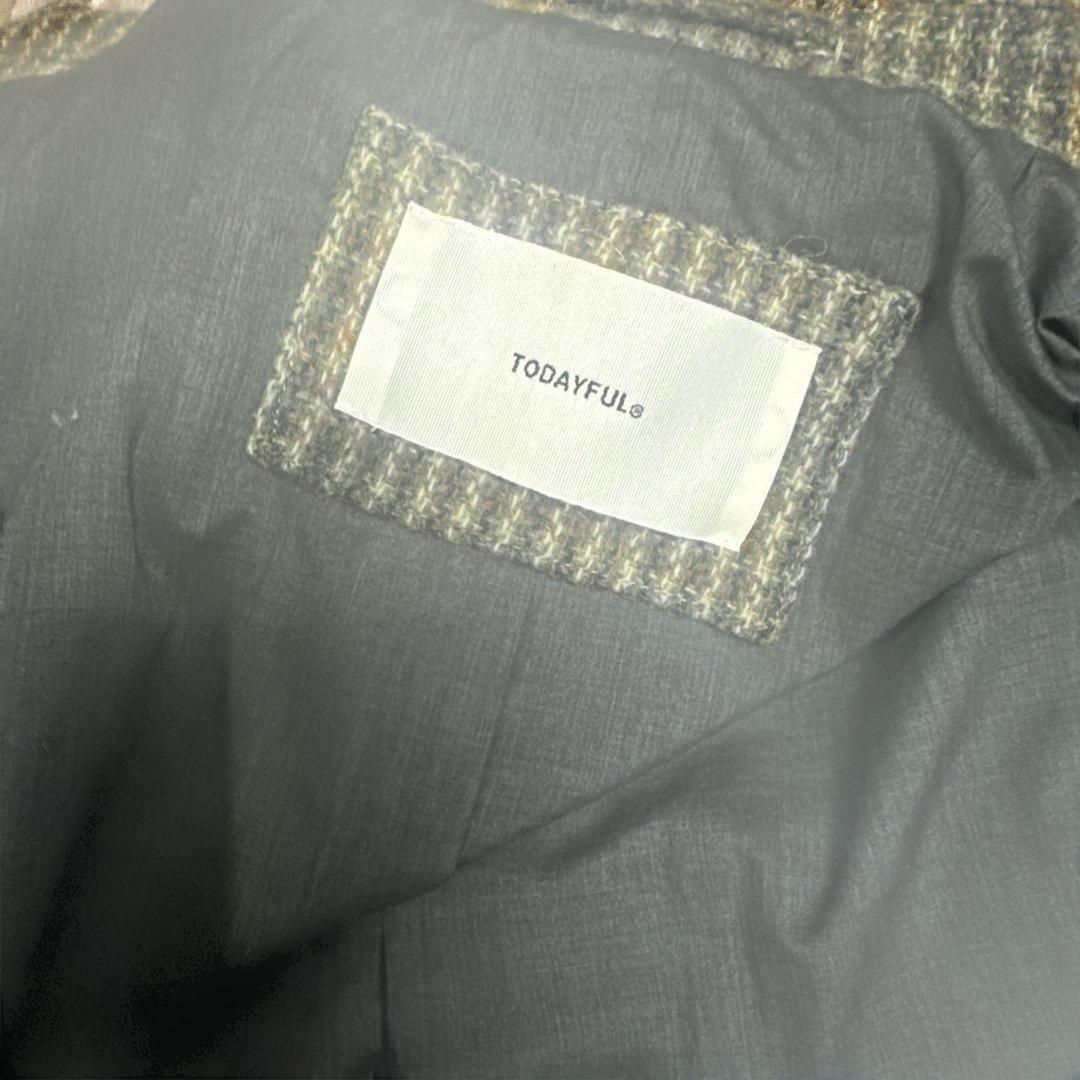 TODAYFUL ウール100%チェックジャケット