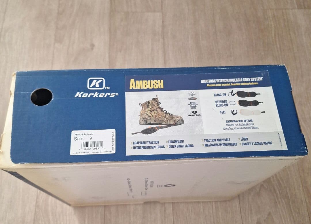 コーカーズのAMBUSH ウェーディングブーツ