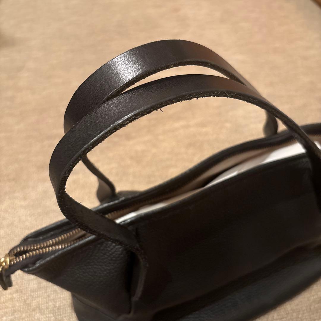アンサ　レザーバッグトートミニ　北欧暮らしの道具店