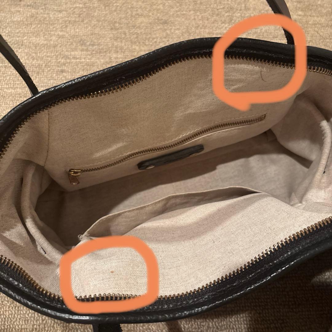 アンサ　レザーバッグトートミニ　北欧暮らしの道具店