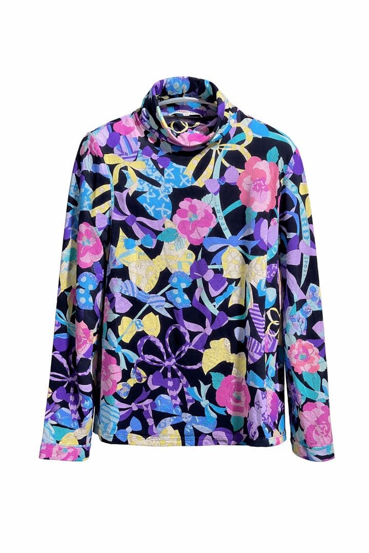 LEONARD SPORT レオナール 花柄 長袖カットソー 38