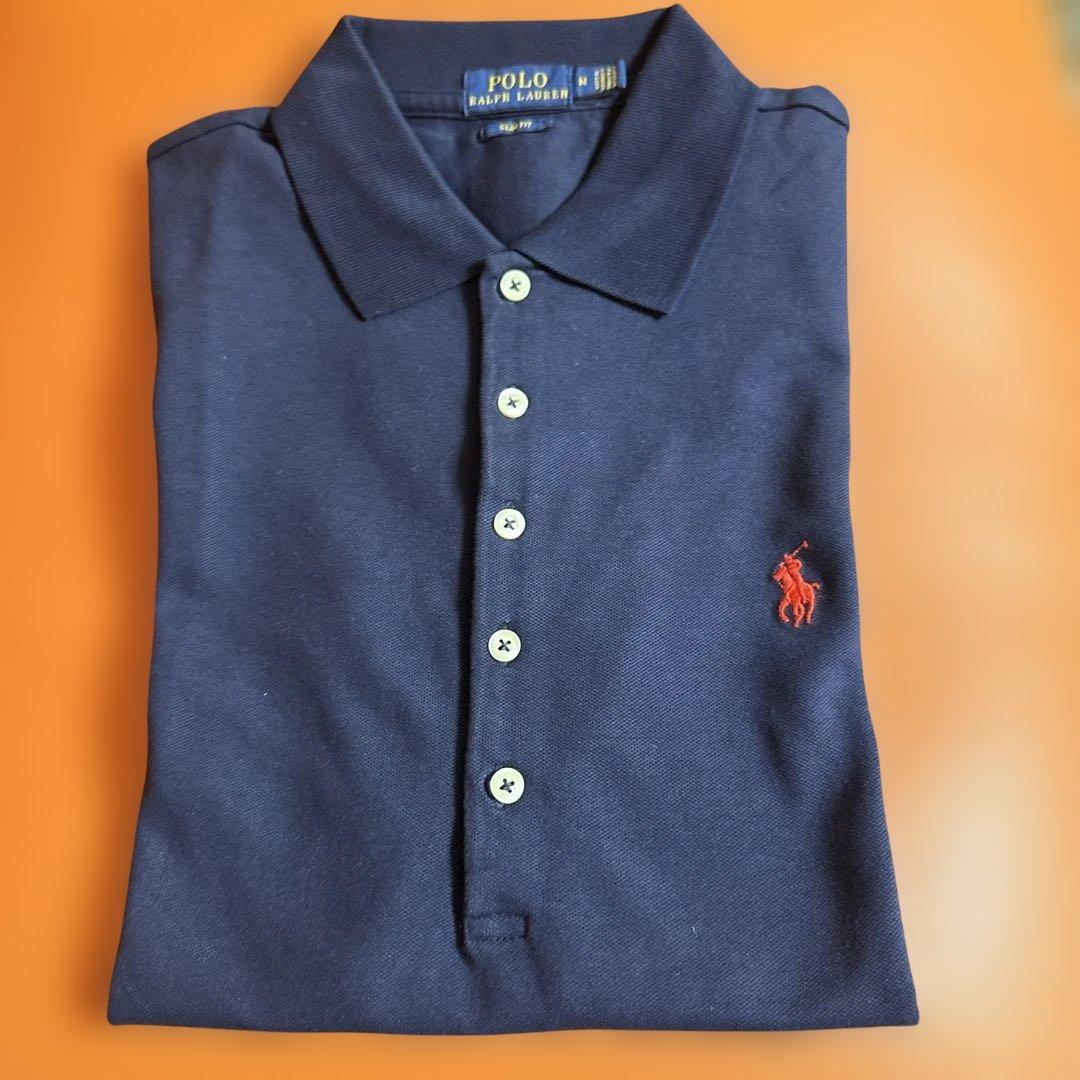 Polo Ralph Lauren ネイビー 半袖ポロシャツ