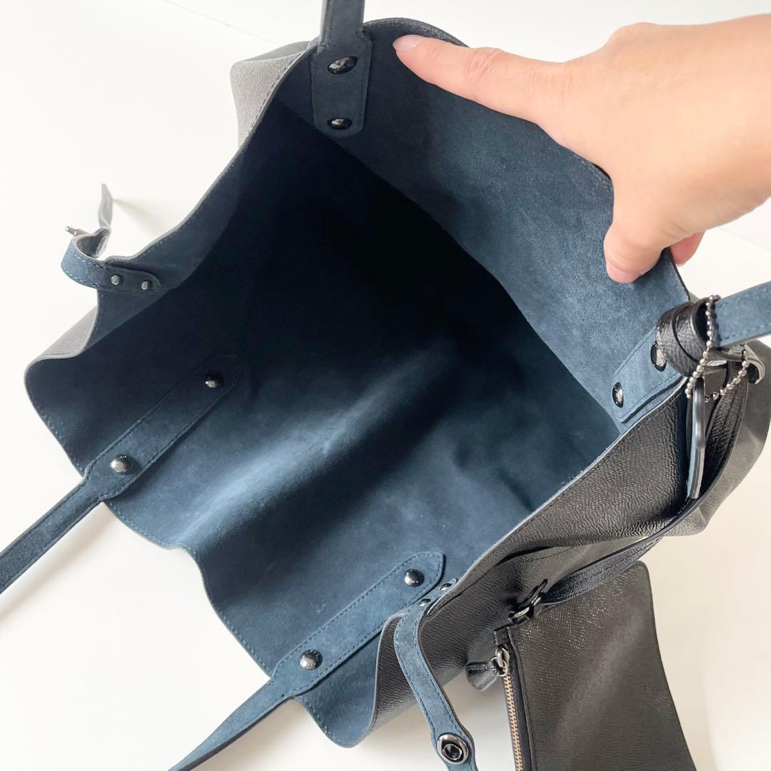 【新品】COACH トートバッグ マーケット リバーシブル A4