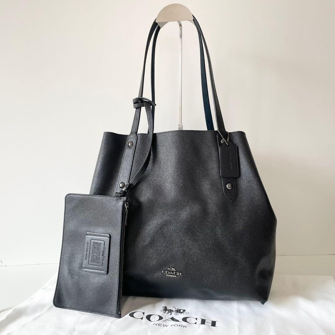 【新品】COACH トートバッグ マーケット リバーシブル A4