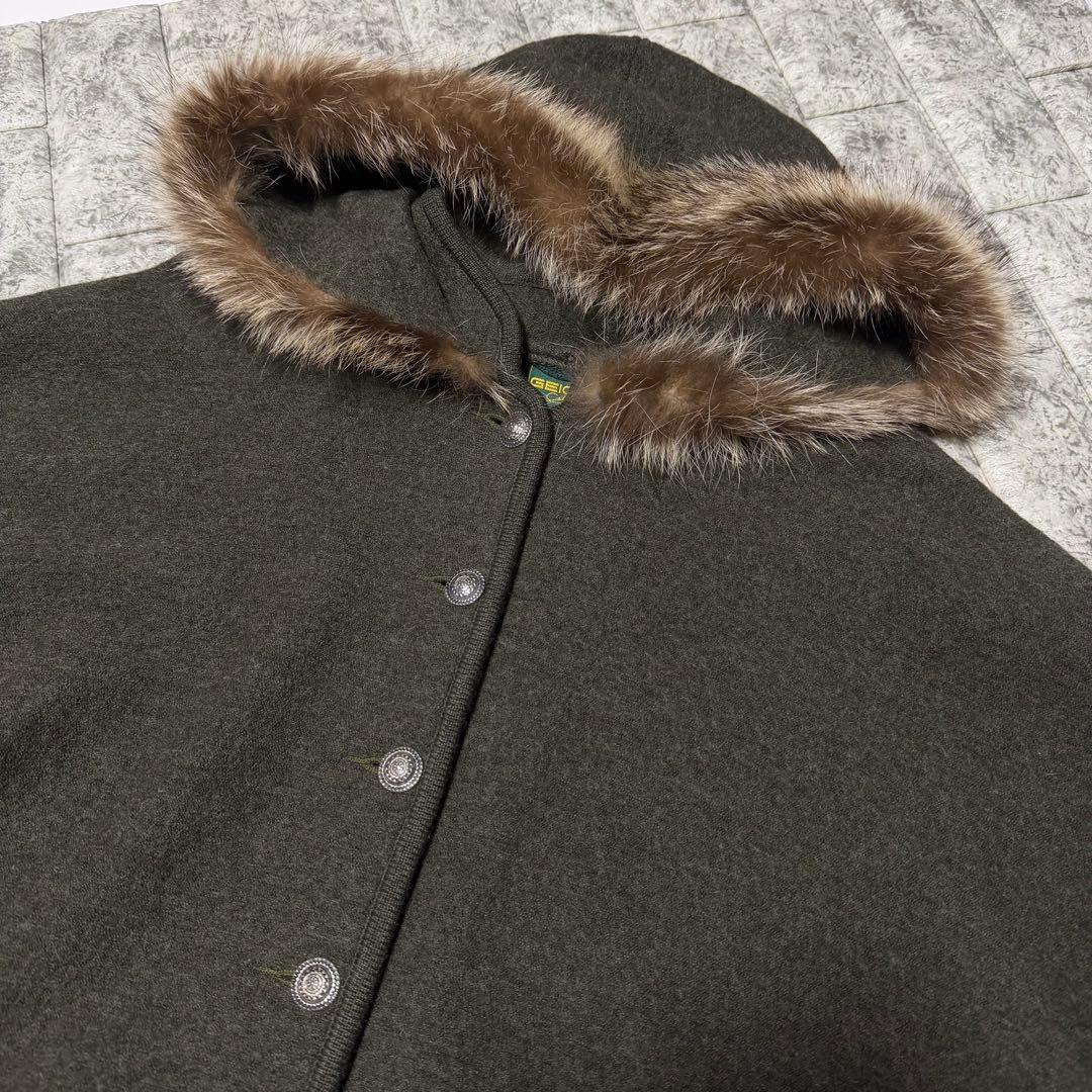 よっしーママ専用 ガイガー ポンチョコート ロングコート　フード