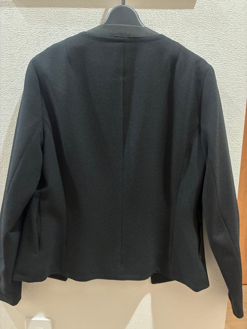 【JENNE】パールボタンノーカラージャケット