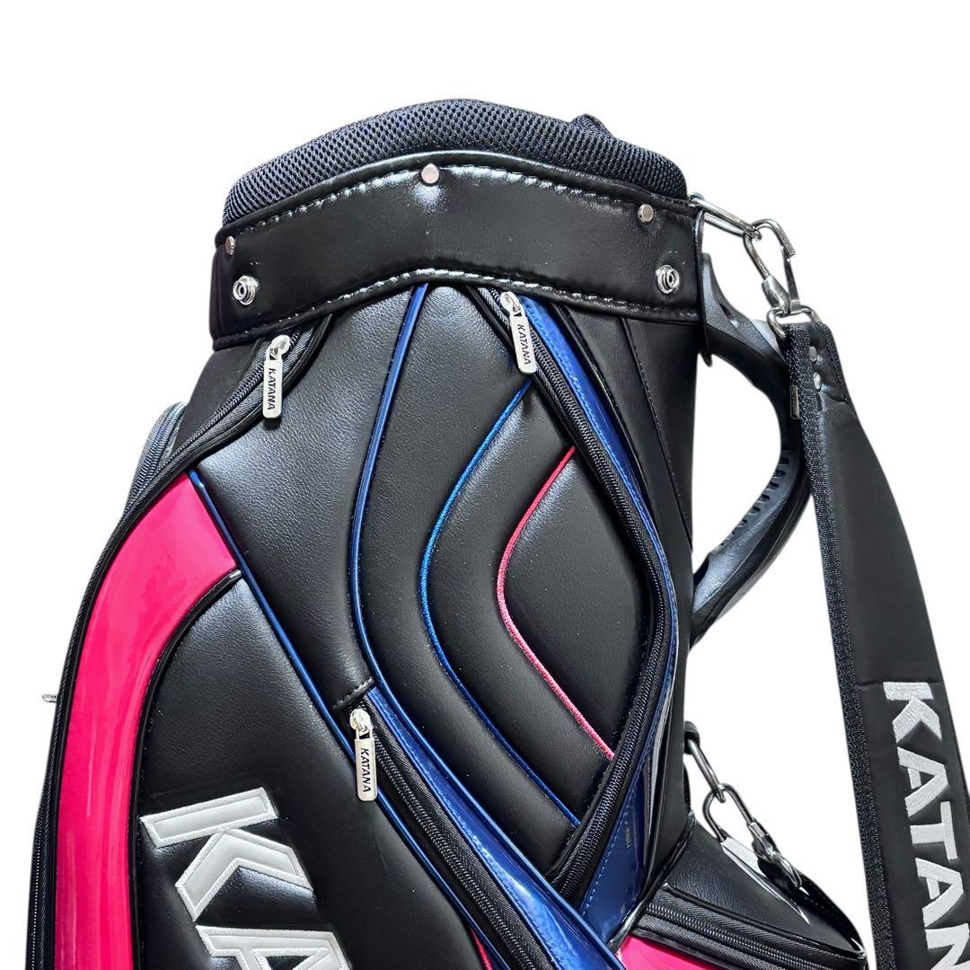 ✨未使用級✨ KATANA カタナ キャディバッグ 9.5型 PUレザー