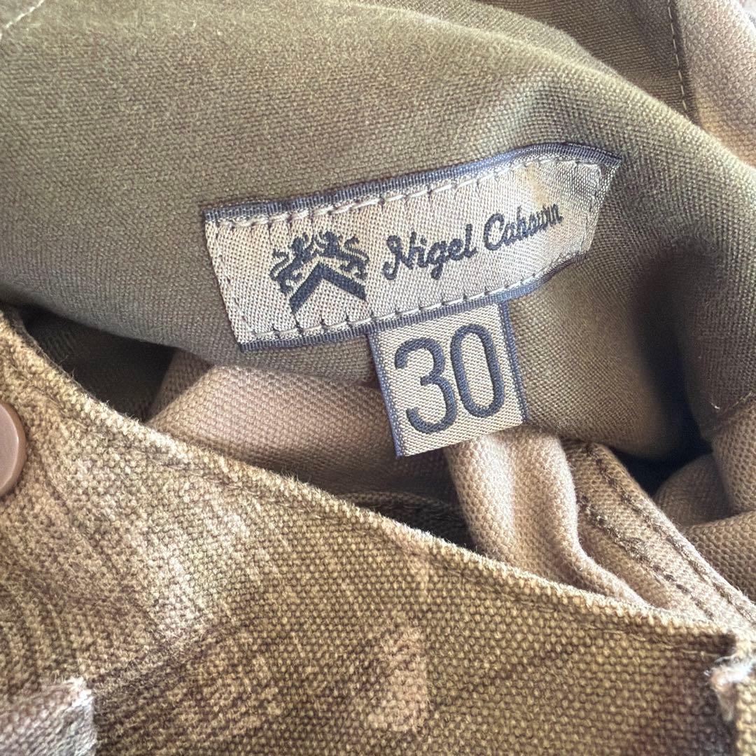 Nigel Cabourn カモ 迷彩 デニソンパンツ ベイカーパンツ　30