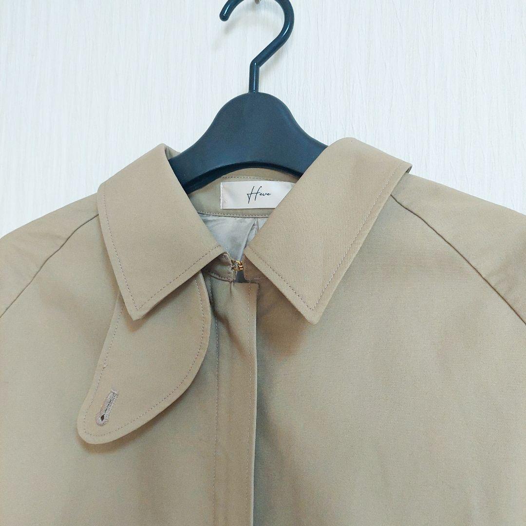 Heve　トレンチポンチョケープコート　ベージュ　送料込み