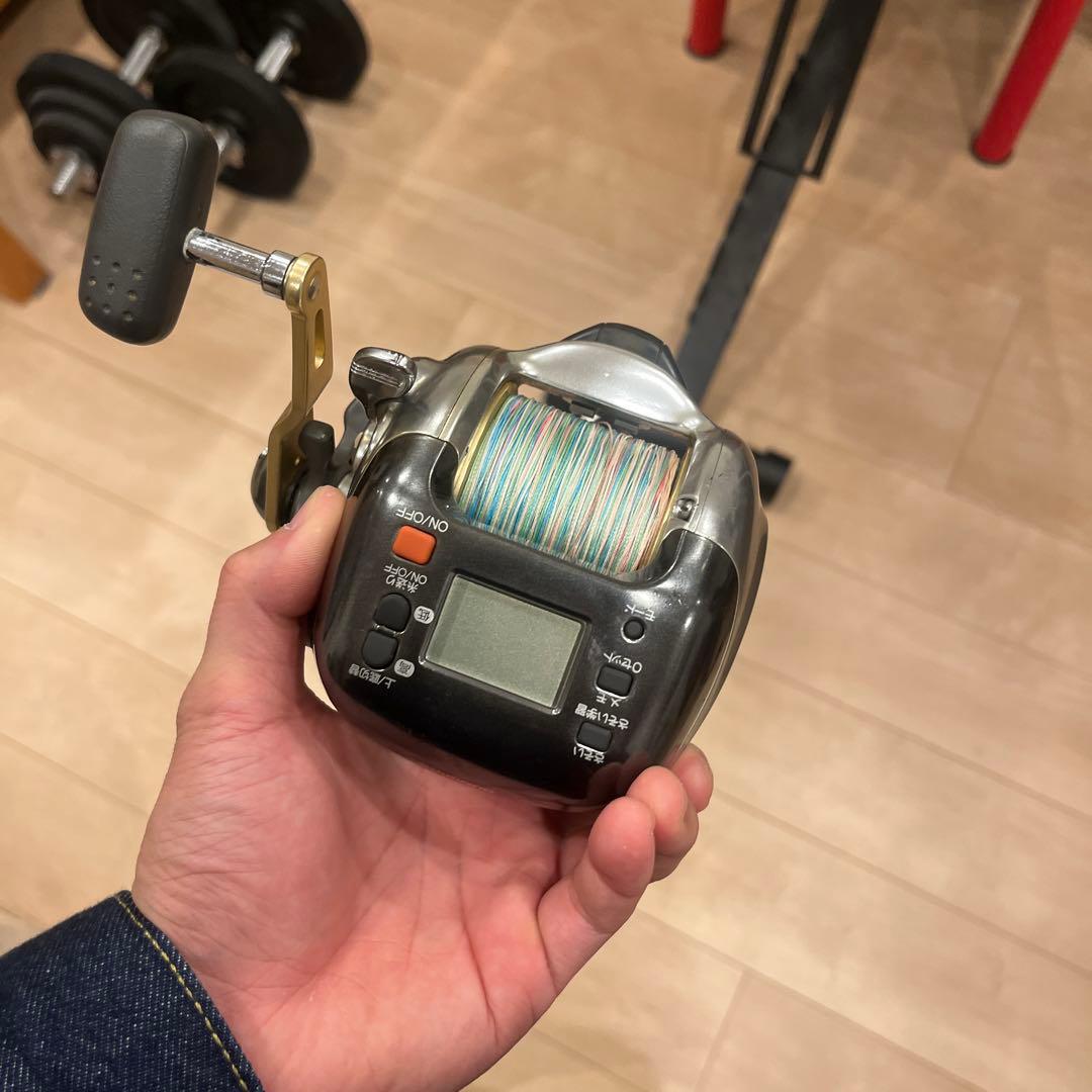 電動リール デジタル表示付き