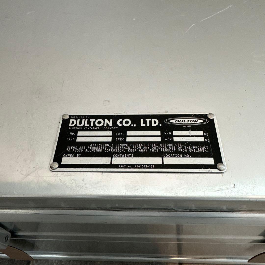 希少 ダルトン アルミコンテナ CONVOY (旧モデル) Mサイズ