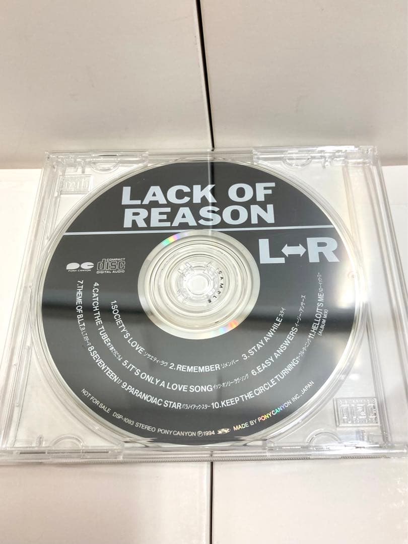 【激レア非売品】美品 L⇔R エルアール / LACK OF REASON