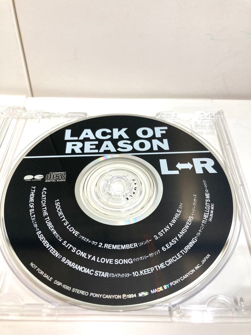 【激レア非売品】美品 L⇔R エルアール / LACK OF REASON