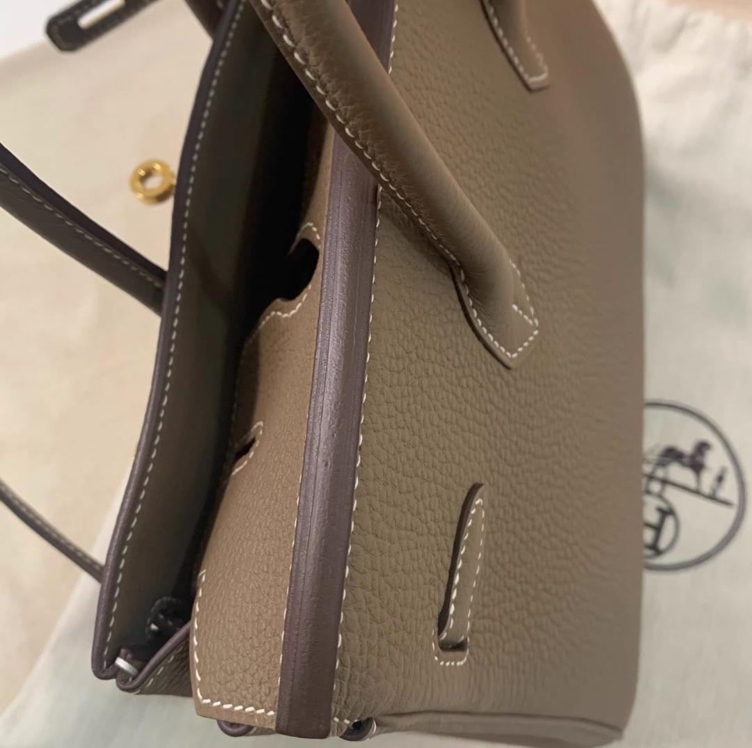 HERMES バーキン 30 ハンドバッグ エトゥープ