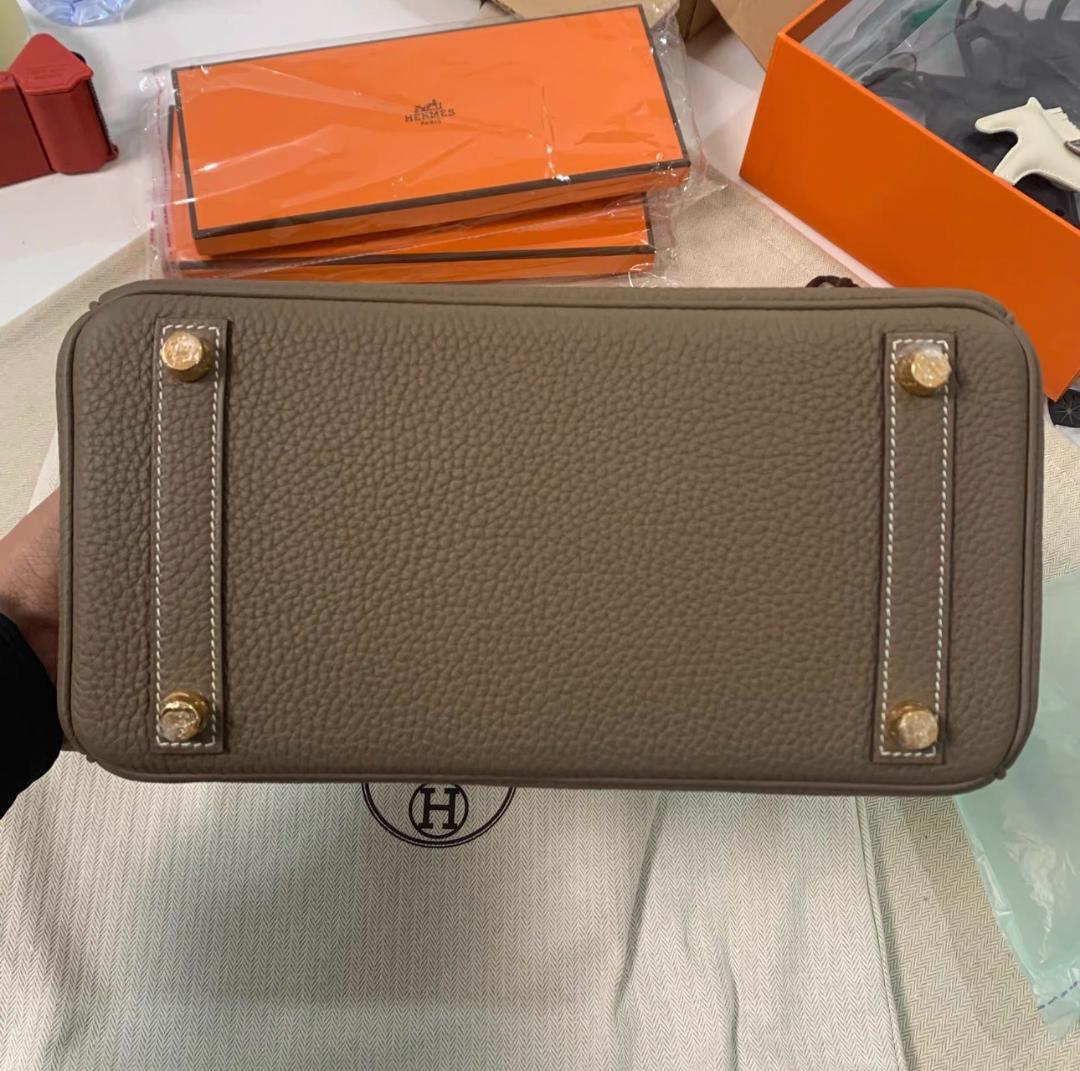 HERMES バーキン 30 ハンドバッグ エトゥープ