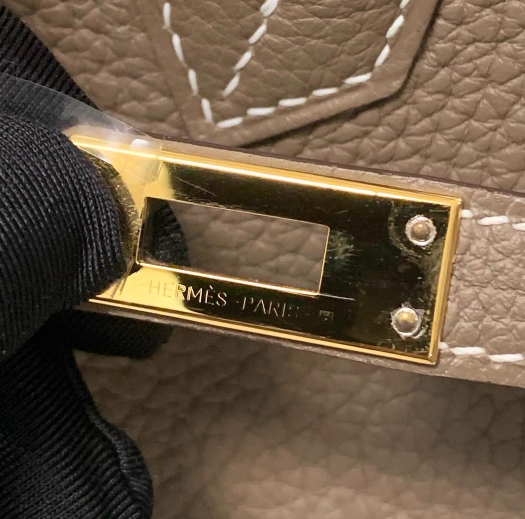 HERMES バーキン 30 ハンドバッグ エトゥープ