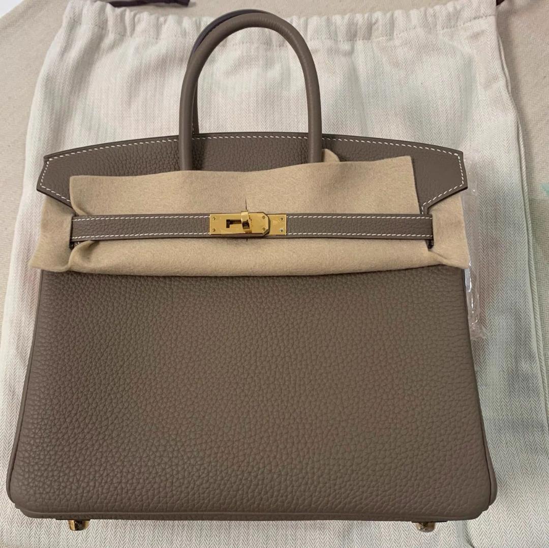 HERMES バーキン 30 ハンドバッグ エトゥープ