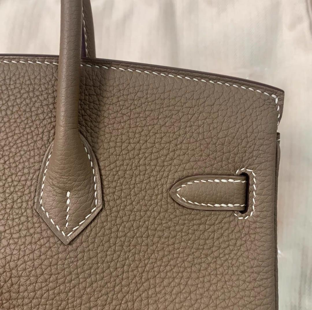 HERMES バーキン 30 ハンドバッグ エトゥープ