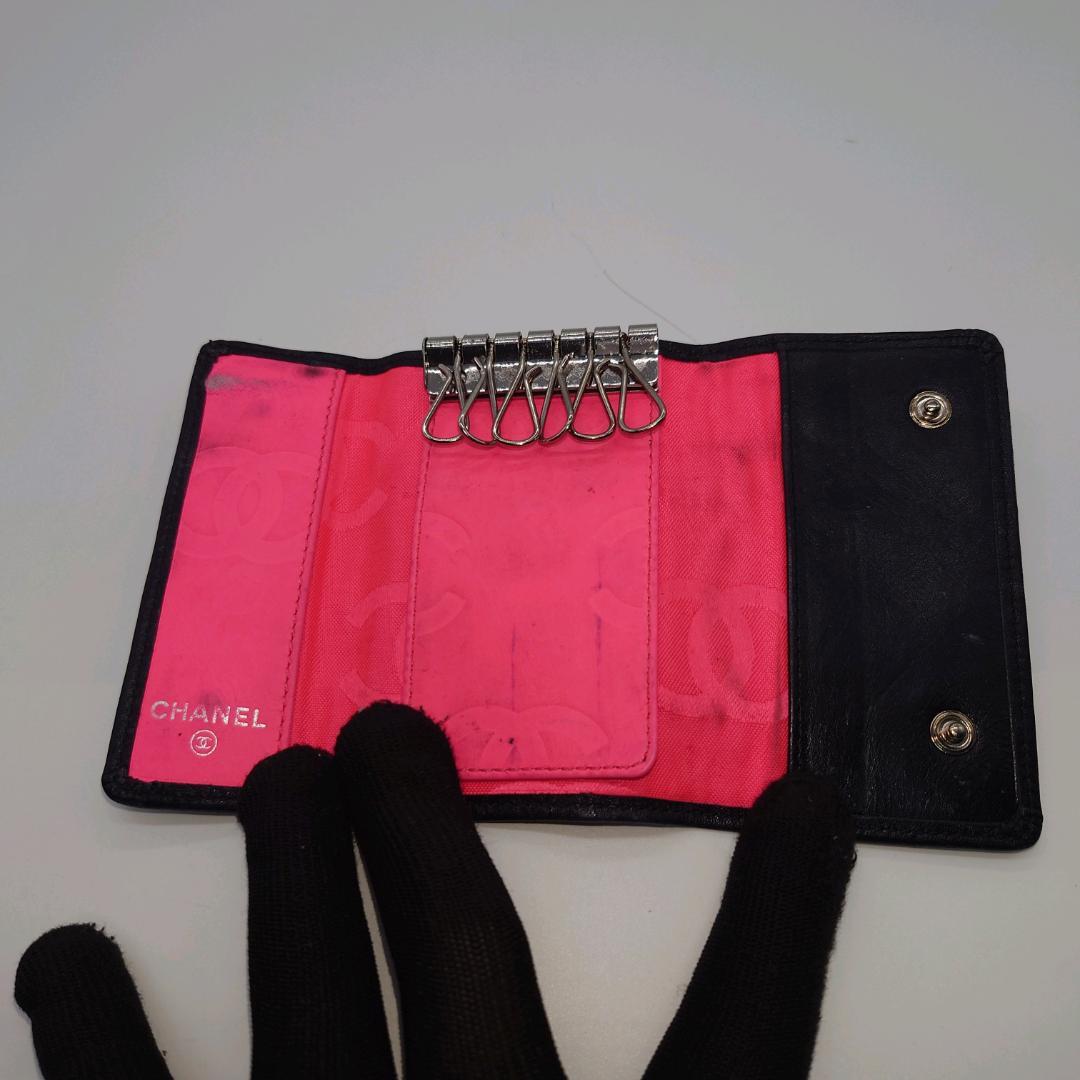 CHANEL シャネル　カンボンライン　ココマーク６連キーケース