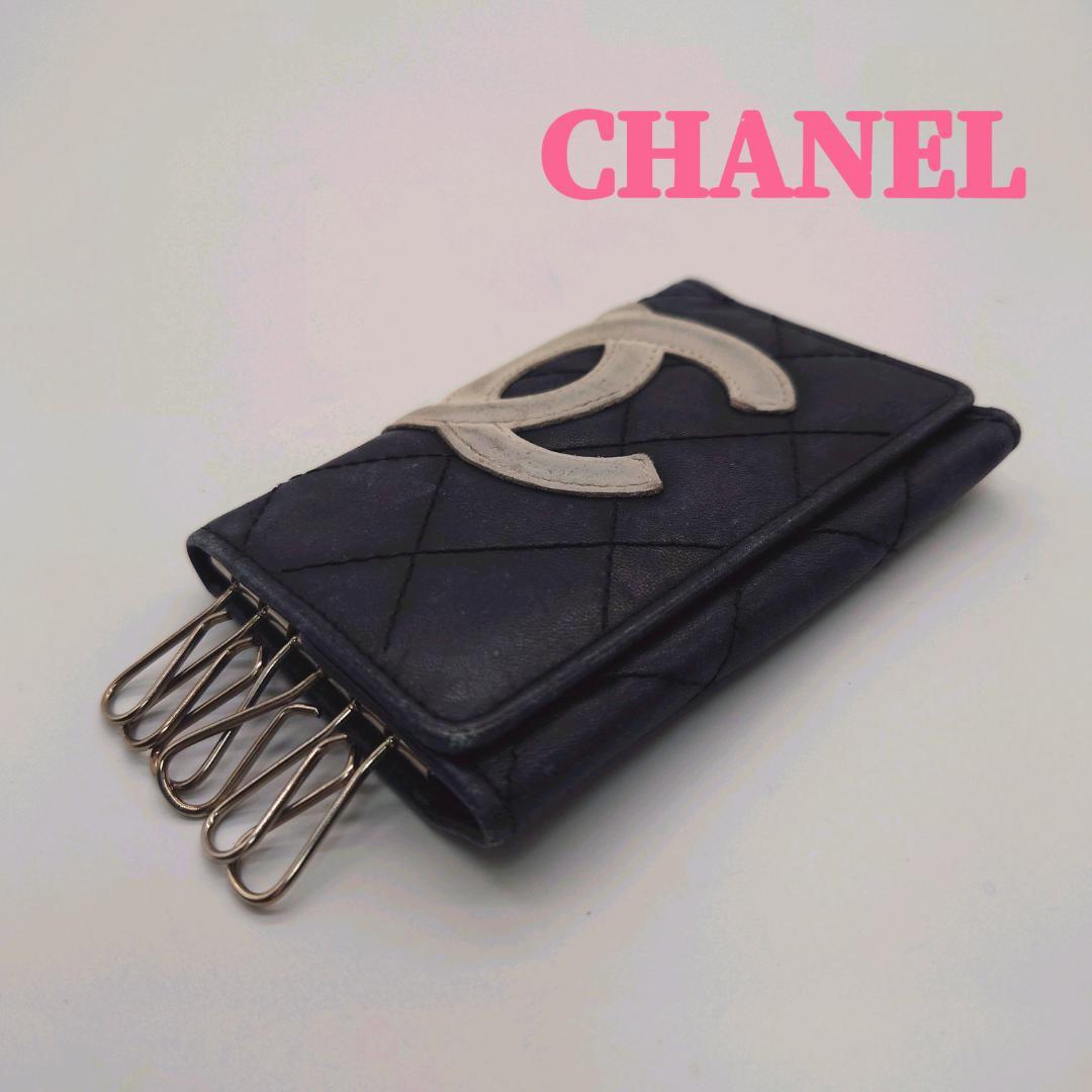 CHANEL シャネル　カンボンライン　ココマーク６連キーケース