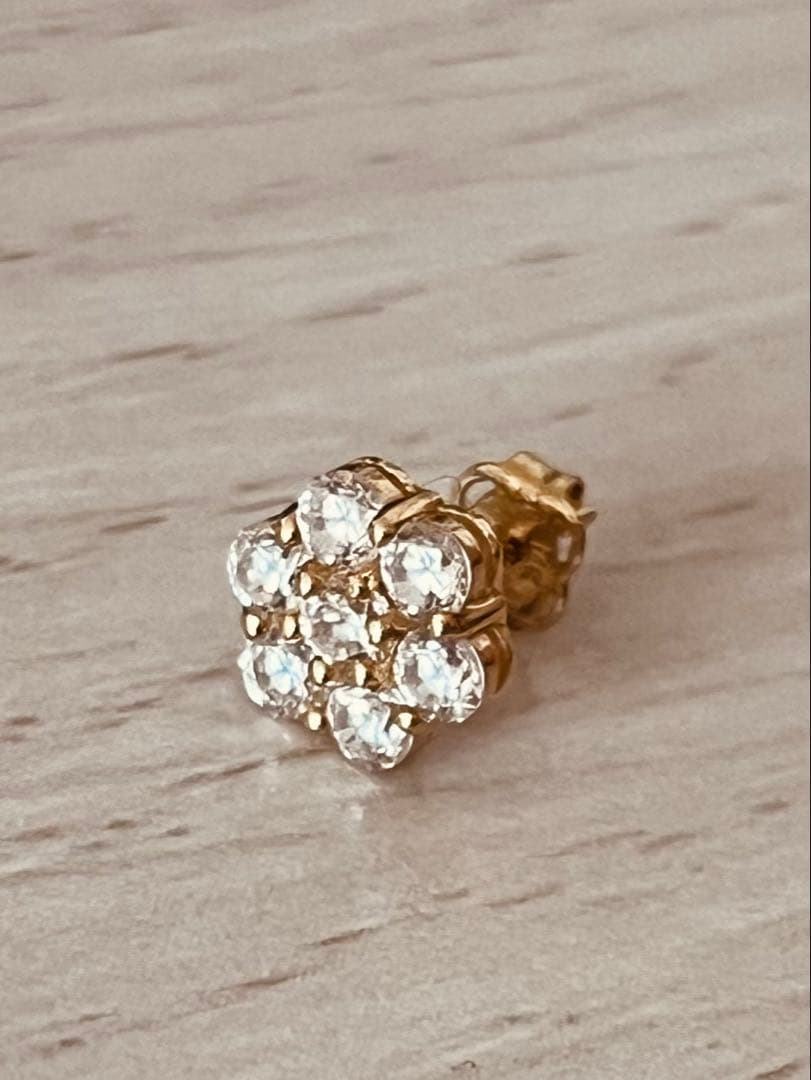 AVALANCHE 10K ジルコニア ピアス