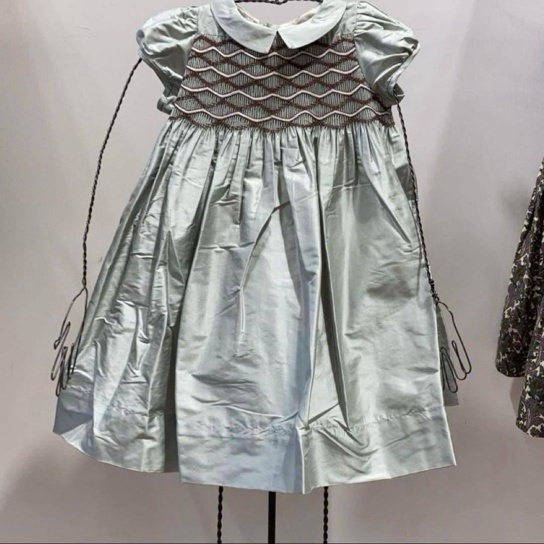 ボンポワン　2021aw スモッキングドレス8A