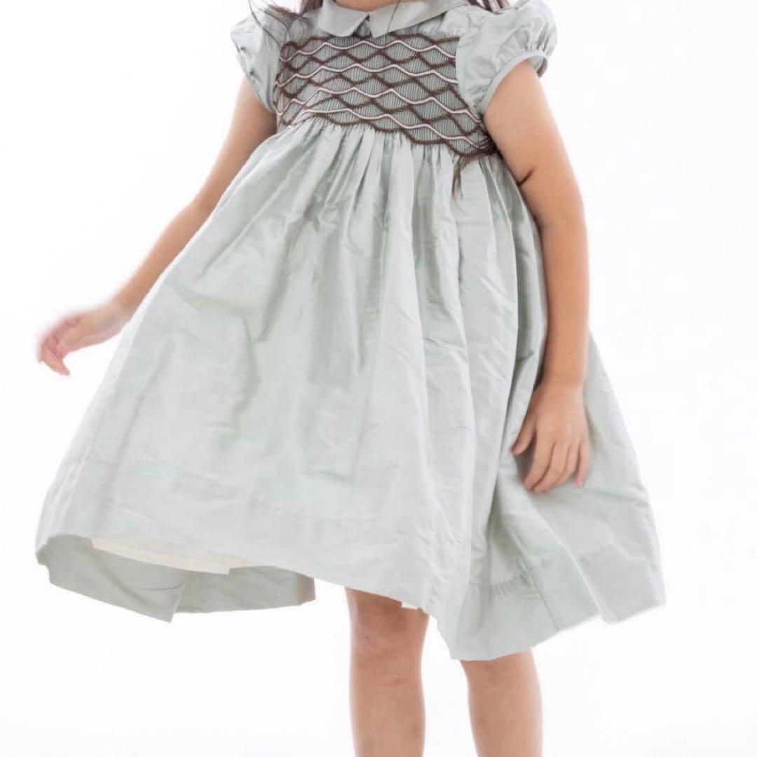 ボンポワン　2021aw スモッキングドレス8A