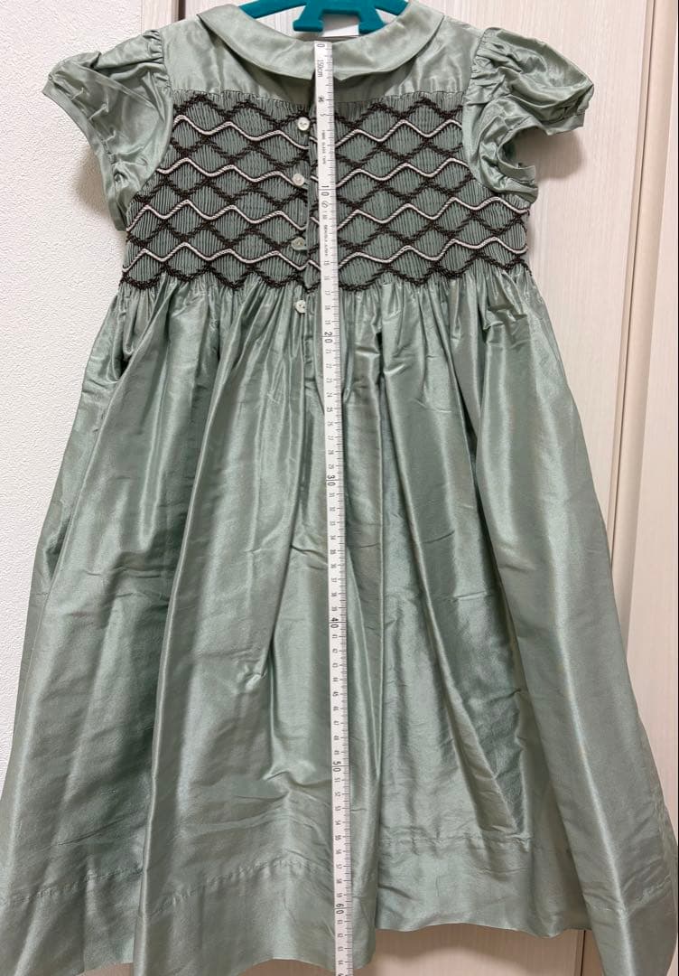 ボンポワン　2021aw スモッキングドレス8A