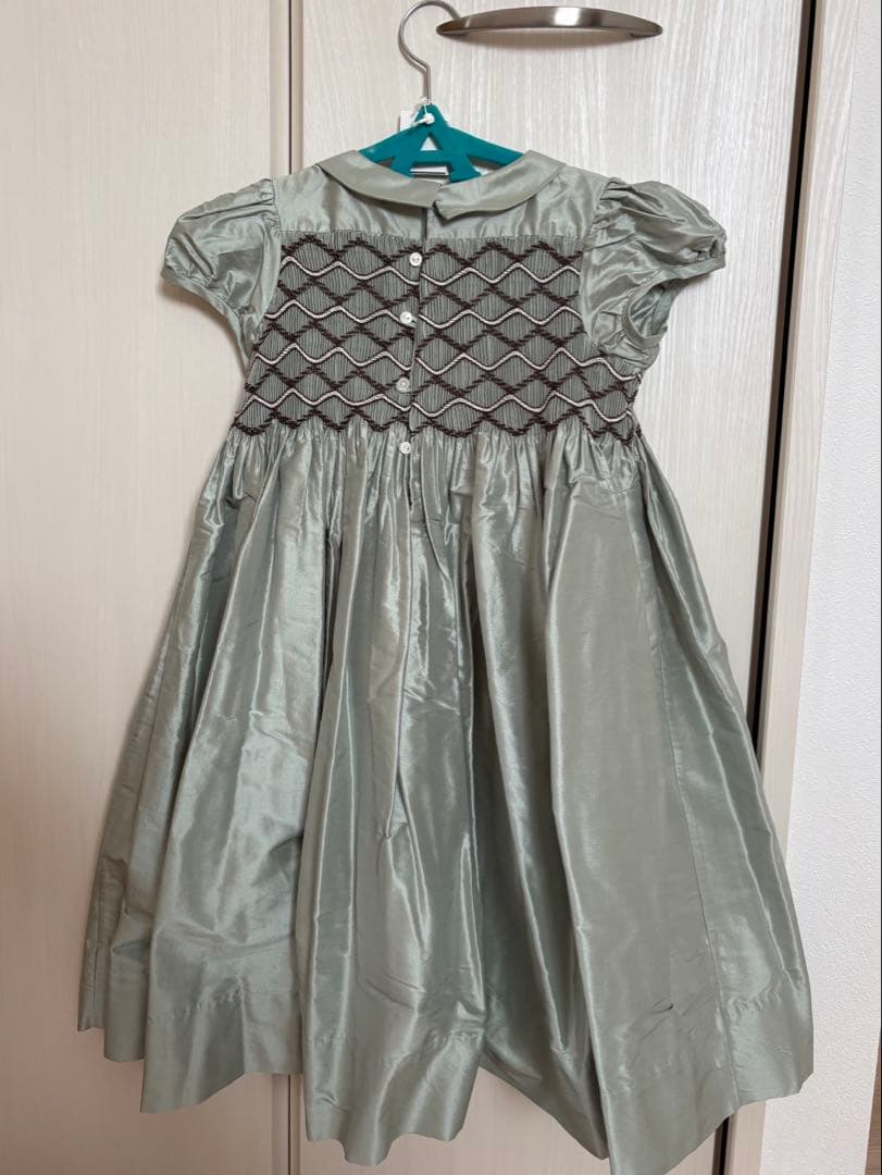 ボンポワン　2021aw スモッキングドレス8A