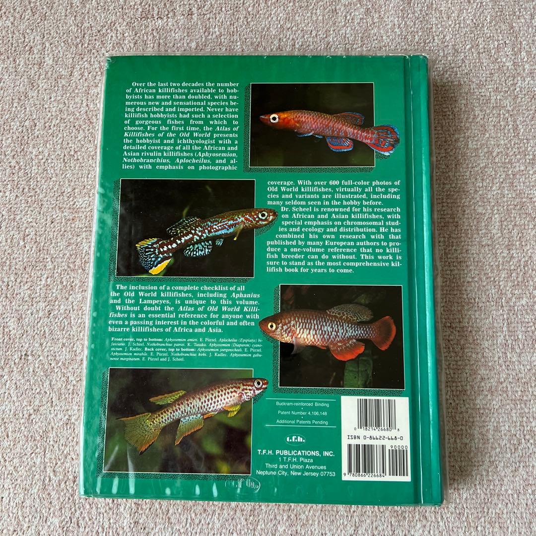 洋書　Atlas of KILLIFISHES（メダカ）　大型本