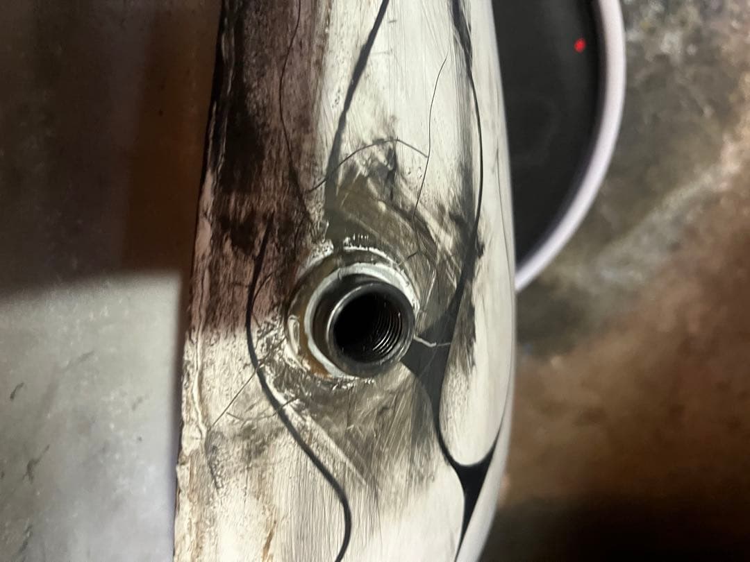 新品ピーナッツタンク エイジング塗装 ハーレー