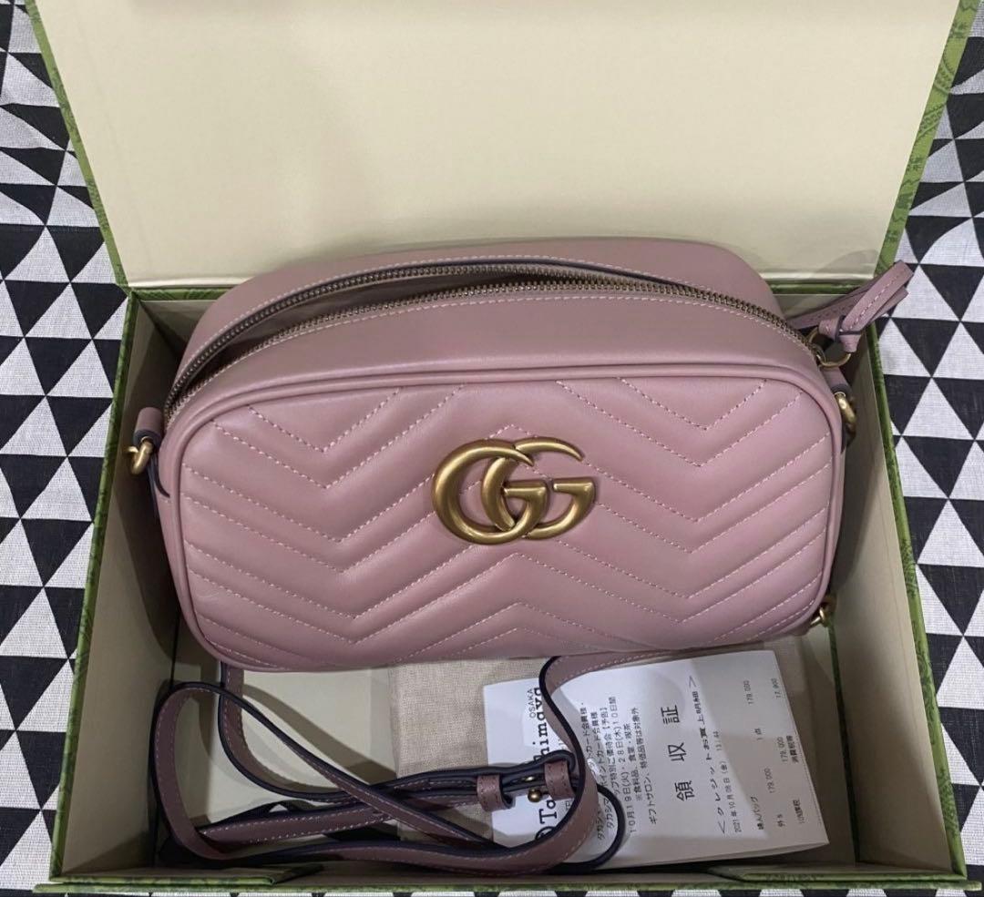 GUCCI グッチ　GG マーモント　ショルダーバッグ