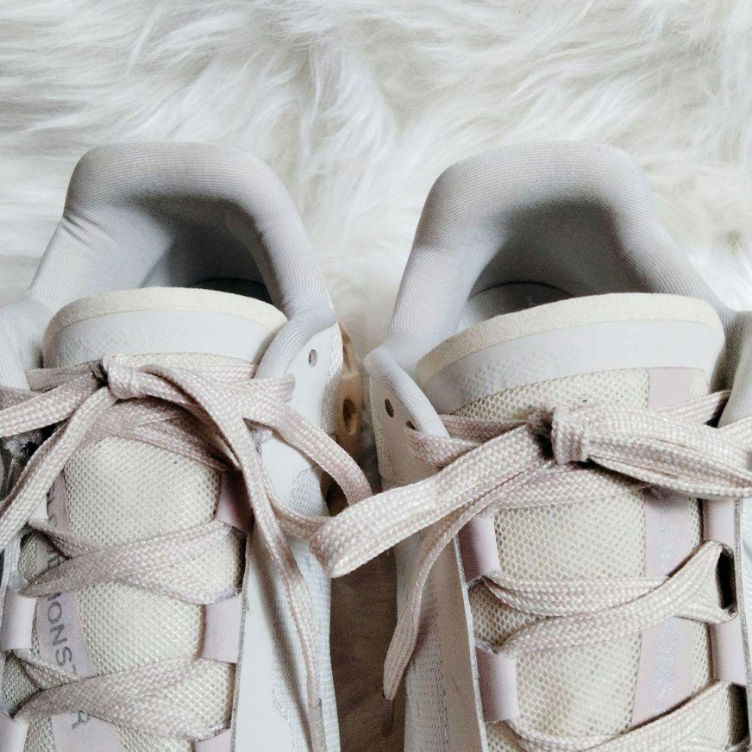 On オン クラウドモンスター スニーカー メッシュ 厚底 ピンクベージュ