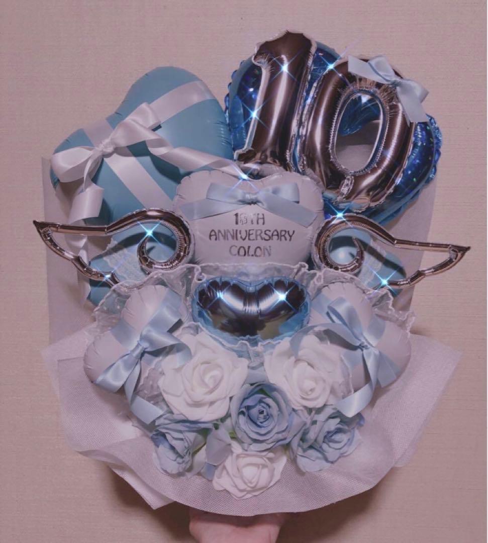 ♡　バルーンアレンジ 生誕祭　フラスタ　卓フラ