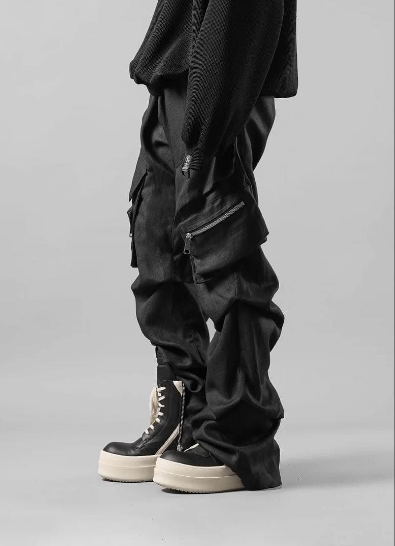 定価５万円 A.F ARTEFACT LINEN CARGOBAGGYパンツ