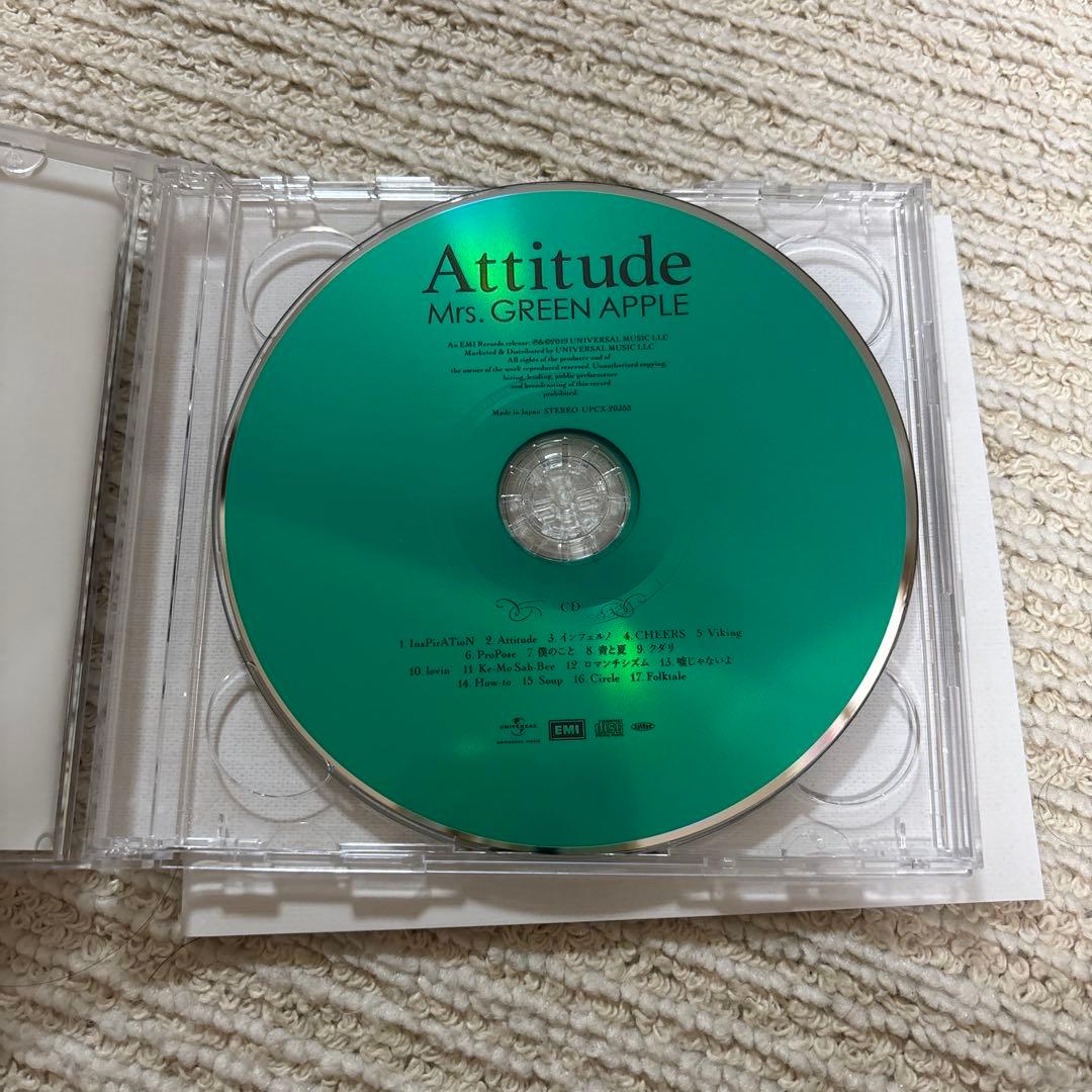 Mrs. GREEN APPLE Attitude 初回限定版(CD&DVD)