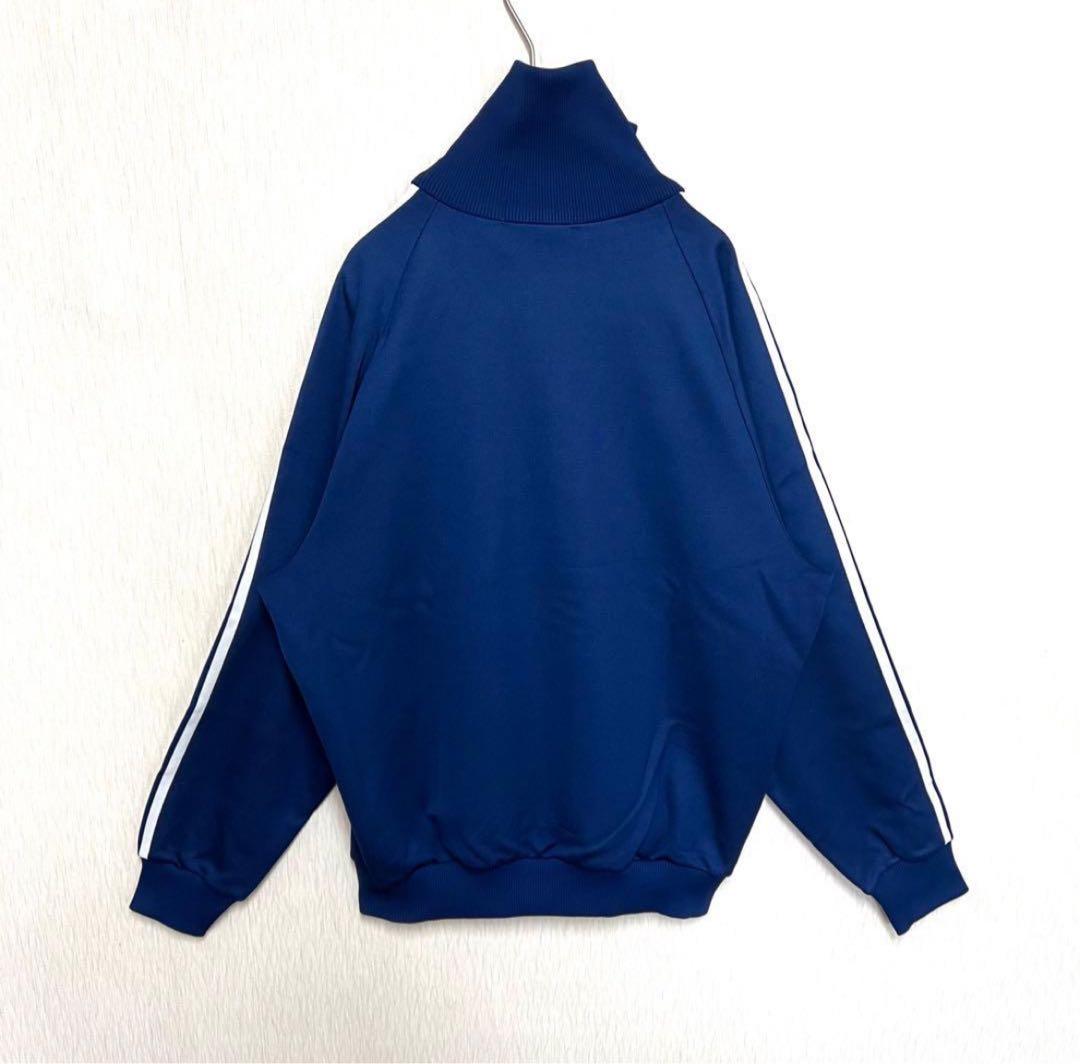【超美品‼️】 adidasトラックジャケット ジャージ デサント 5号 紺 古着