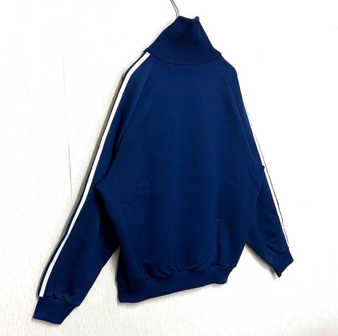 【超美品‼️】 adidasトラックジャケット ジャージ デサント 5号 紺 古着