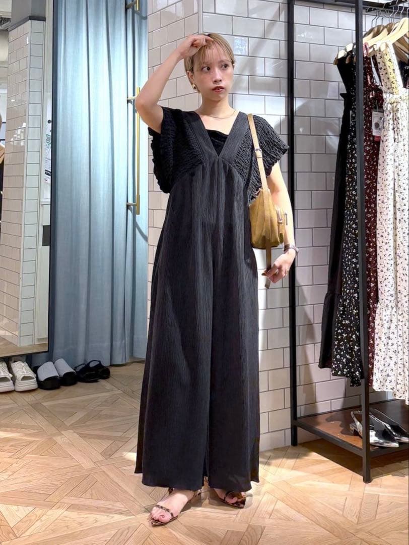 LOWRYS FARM ヨウリュウシャーリングサロペット M オールインワン